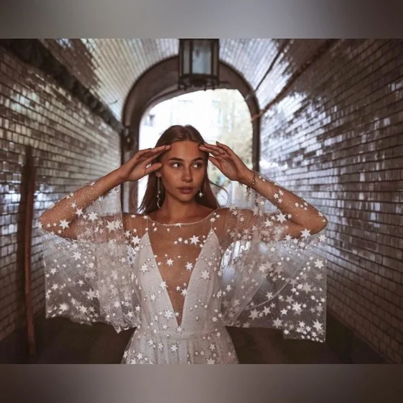 princess polly baby blue dress Effortless Vibes and Ethereal Details: The Magic of the Boho Wedding Dress